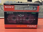 Vintage Sony WM-F15 Walkman Cassette Player Working Japan