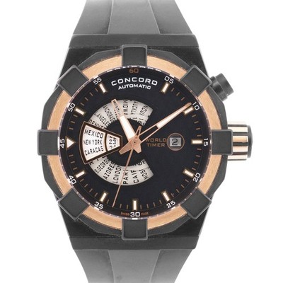 PAPERS Concord C1 World Timer 47mm 18K Rose DLC Steel