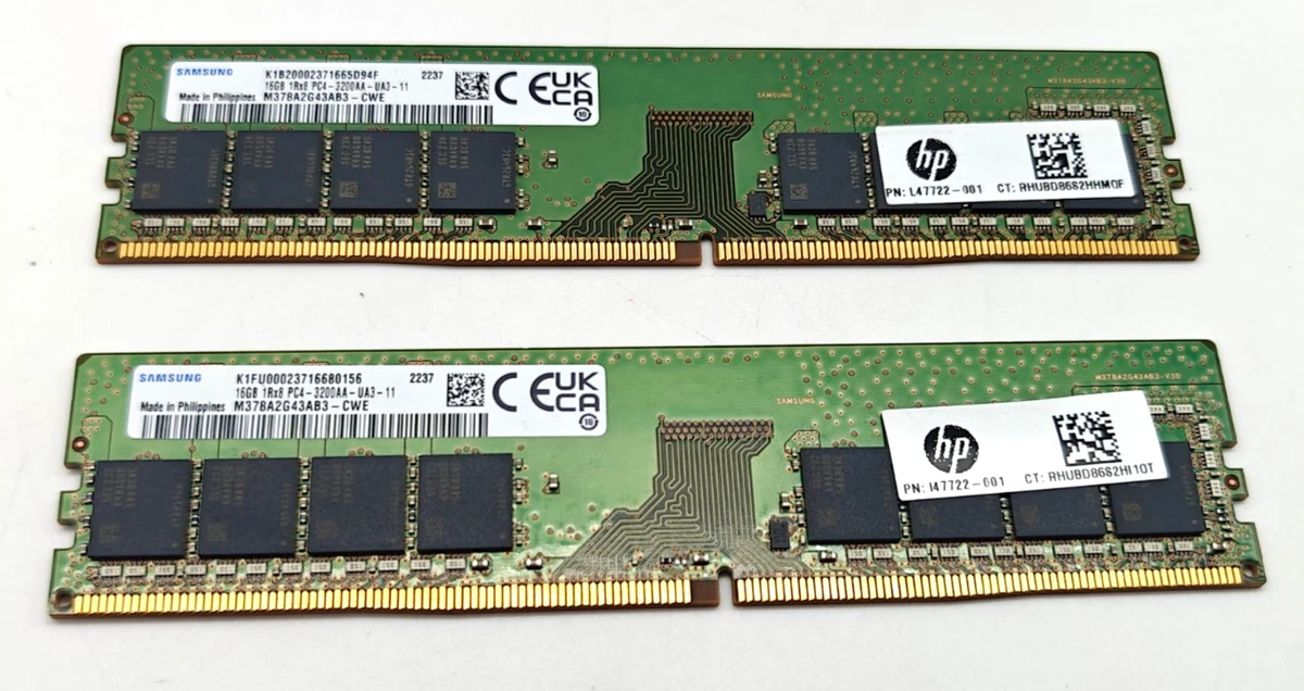 メモリー Samsung DDR4 2933 16GB(8GBx2) Samsung DDR4 SDRAM Memory (RAM) 2 Modules for sale | eBay