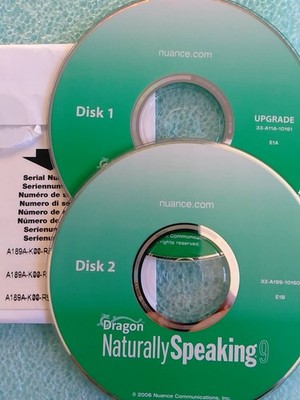 Dragon Naturally Speaking 9 Preferred Upgrade w/ License by Nuance