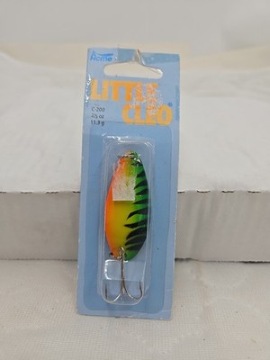 Fishing Lure Spoon Acme Little Cleo Bait TackleBox New Trout Salmon Wiggle Game