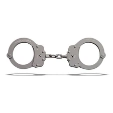 BNIB - Peerless Handcuff 730c Superlite Chain Link Handcuffs, Gray -
