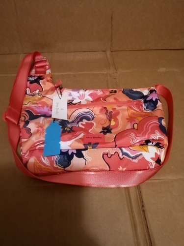 Vera Bradley Recycled Lighten Up ReActive Crossbody Sling Bag Rain Forest Canopy - Picture 2 of 13