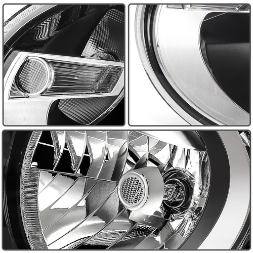 For 2012-2019 VW Beetle Chrome Housing Right Side Headlights Assembly Lamp - Picture 6 of 7