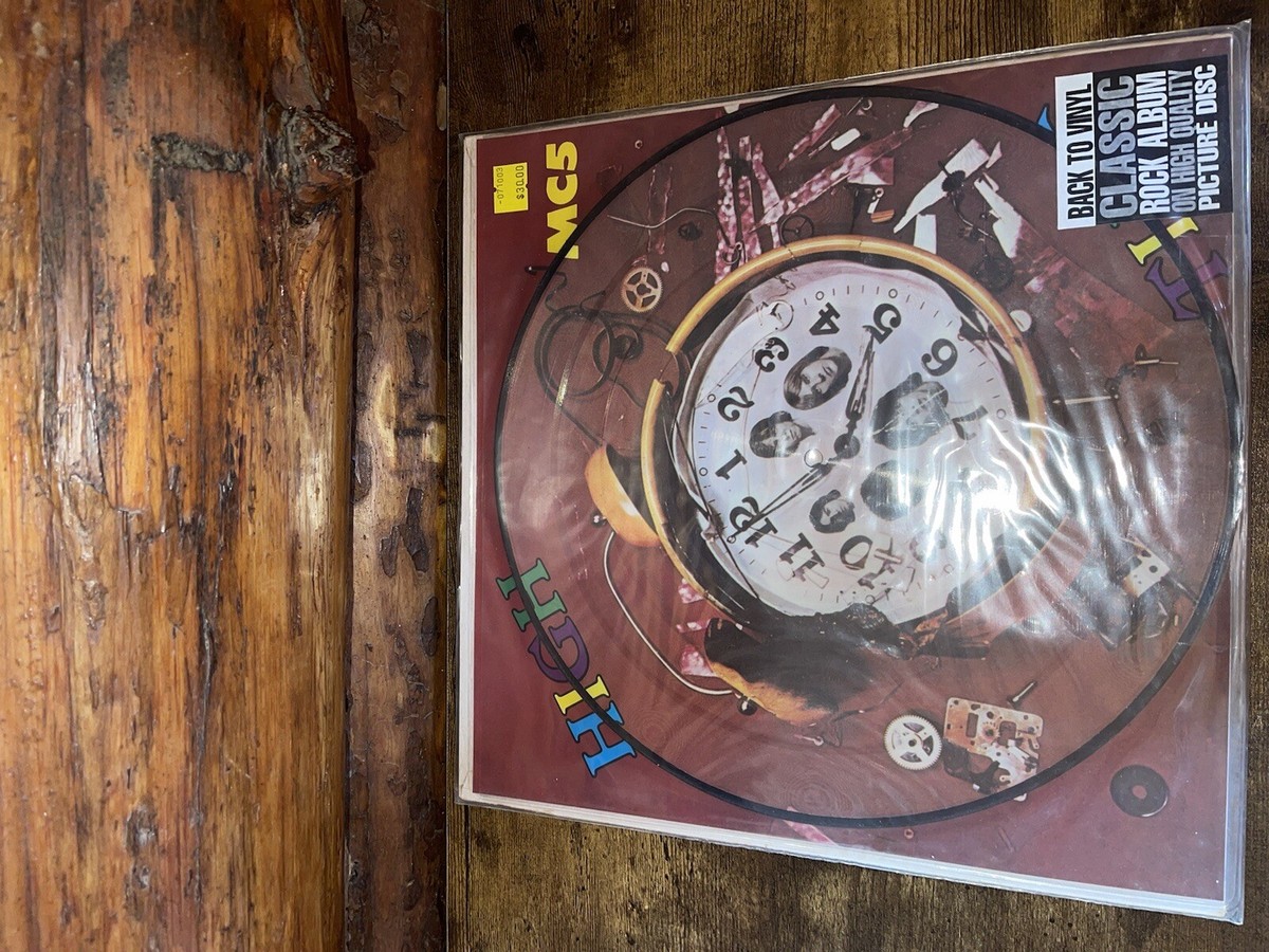 Mc5 - High Time - Vinyl Picture Disc - Vintage - Sealed Mc5 - High Time - Vinyl Picture Disc - Vintage - Sealed