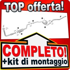 Scarico per KIA CARNIVAL I (UP) 2.9 TD 126CV +Silenziatore Anteriore +Tubo