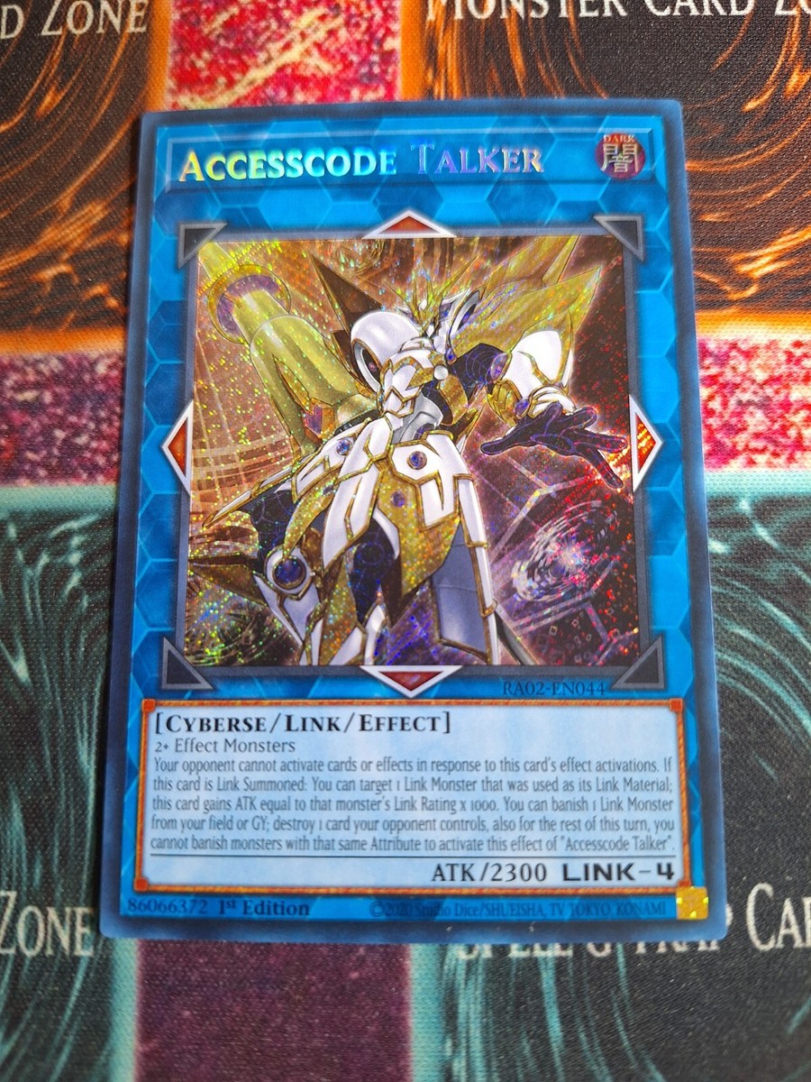 Yu-Gi-Oh! Accesscode Talker RA02-EN044 Secret Rare 1st Edition