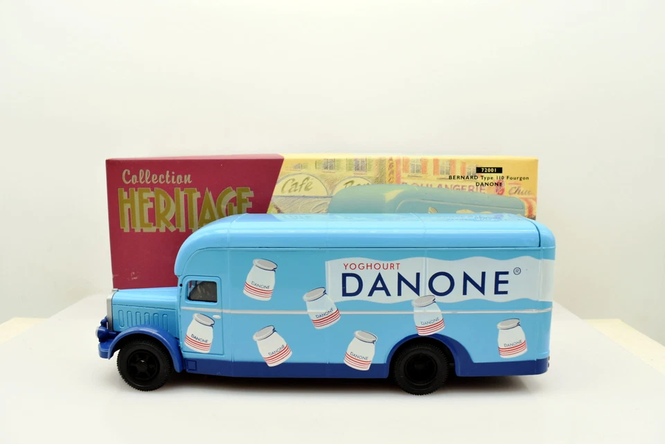 Modellino Camion 1:50 Bernard type 110 fourgon DANONE Corgi diecast modellismo - Immagine 3 di 4