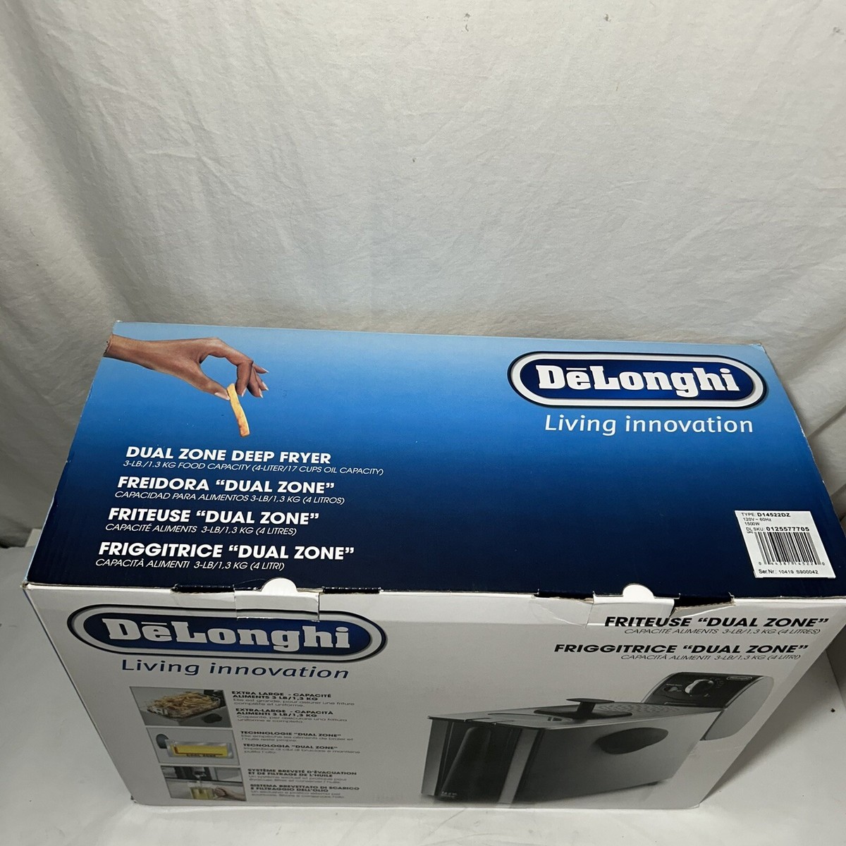 DeLonghi デロンギ フライヤー D14522DZ Amazon.co.jp: DeLonghi D14522DZ Dual Zone 4-Liter Deep Fryer