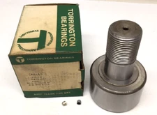 Torrington CRH-40 Cam Follower 2-1/2"OD 1-1/2"Width 1-1/4"Stud 2-1/4"Stud Length