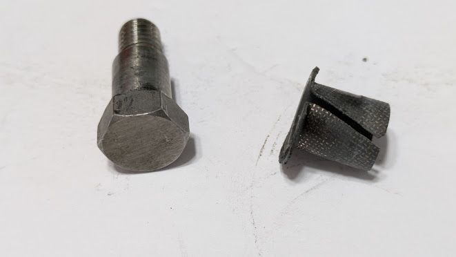 FERRARI 348 355 456M HEADLIGHT CARRIER JOINT PIVOT BOLT AND BUSHING 63346400