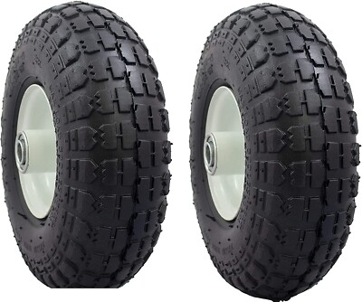 #ad #ad 2 Pack 10 Inch Tires amp; Wheels 4.10 3.50 4 Replacement Utility Tires for Dolly $29.25