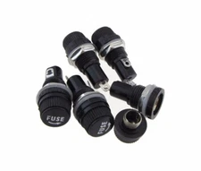 Fuse Holder for 6x30mm Glass Ceramic Fuse Panel Mount - Pack of 5