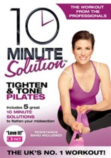 10 Minute Solution: Tighten and Tone Pilate DVD (2012) New and Sealed
