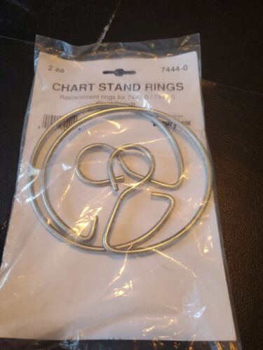 Chart Stand Rings, Metal, 4", 2 Rings NEW♡♡ Sealed. From a smoke free home.  - Picture 1 of 1