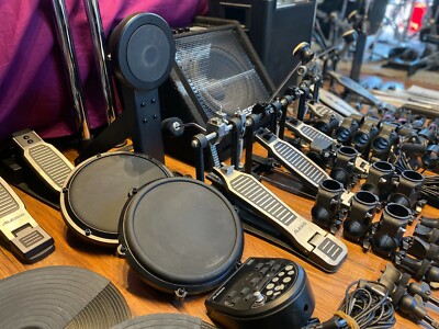 ALESIS DM6 SCHLAGZEUG ERSATZTEILE SNARE RIDE CRASH TOM KICK PEDAL BECKEN CHOKE 9V HH
