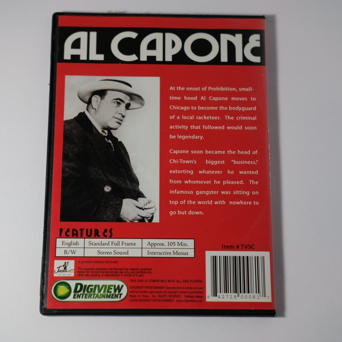 Al Capone: Untouchable Legend [DVD] [Import]