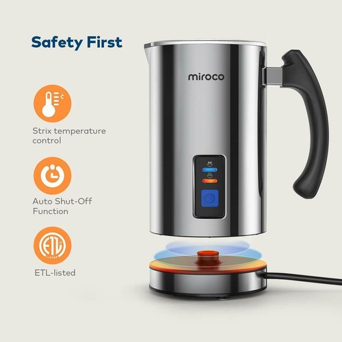 Miroc mf001 300W Milk Frother Electric Liquid Heater with Hot Milk Functionality - 第 3/8 張圖片