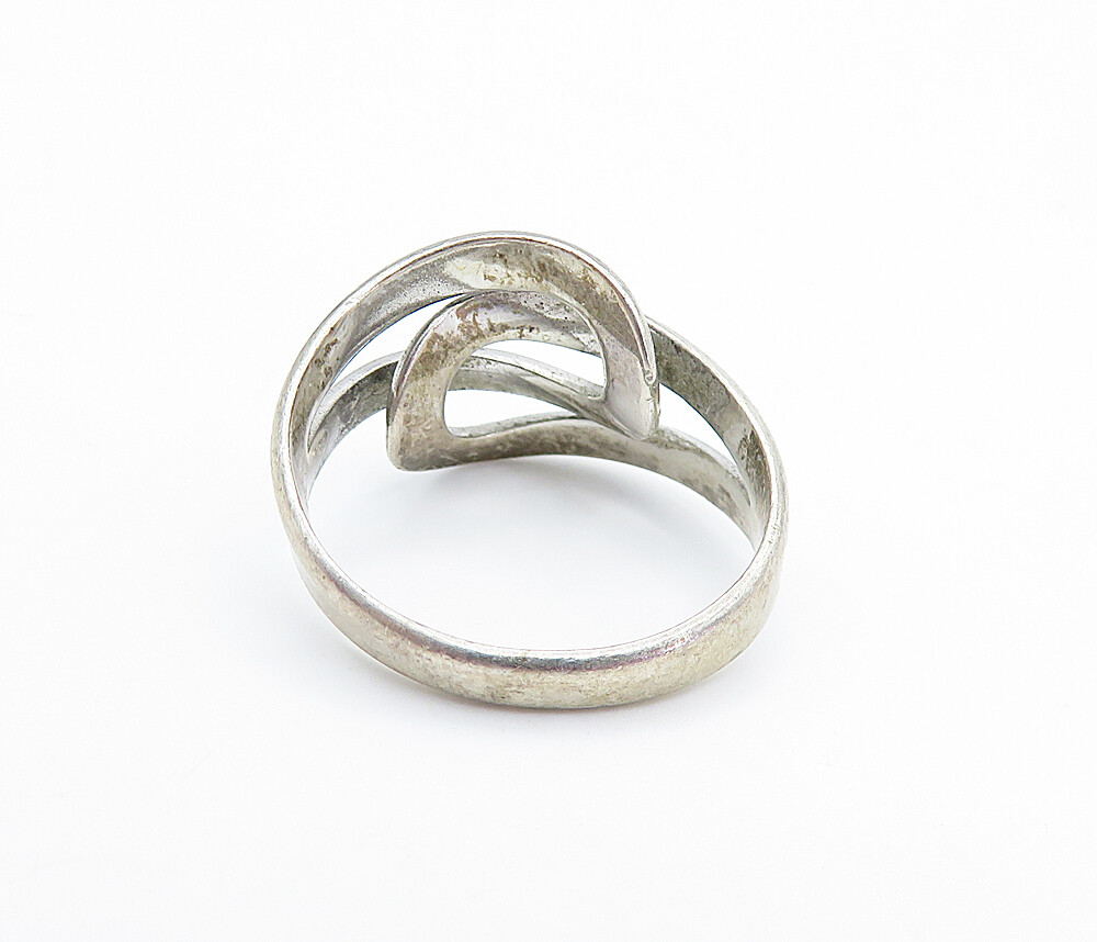 BEAU 925 Silver Vintage Interlocking Loop Bypass … - image 4