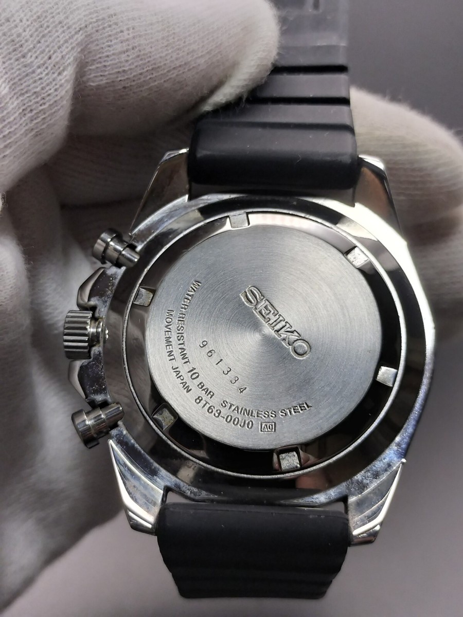 Good condition SEIKO 8T63-00J0 Chronograph Date Quartz Men's Good condition SEIKO 8T63-00J0 Chronograph Date Quartz Men's