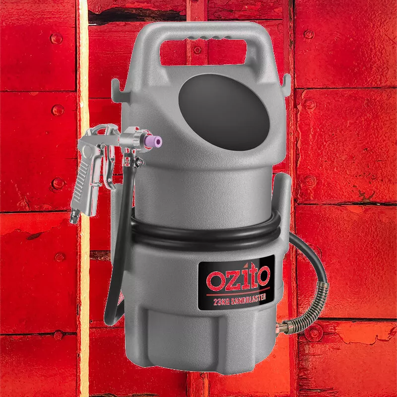 Ozito 23kg Portable Sandblaster Sand Blaster