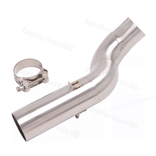 Carbon Exhaust Muffler Mid Pipe For Triumph Street Triple 765 S R RS 2017-2023 - Picture 3 of 14