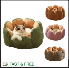FrolicNest Calming Pet Bed - The Ultimate Cosy Cushion for Cats and Dog Matt