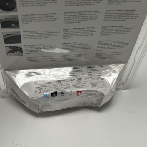 Logitech M500 Corded Standard Mouse Black - New Sealed - Picture 10 of 18