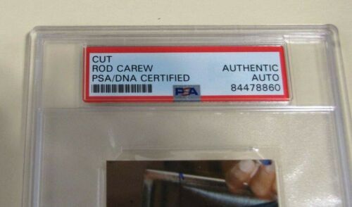Rod Carew Cut Auto Inscribed "My Best To You" PSA/DNA Certified Authentic - Picture 2 of 4