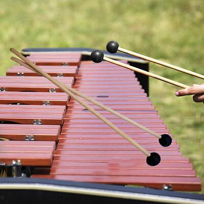 2 x Glockenspiel, Xylophonschlägel, Beater,  Gummiende