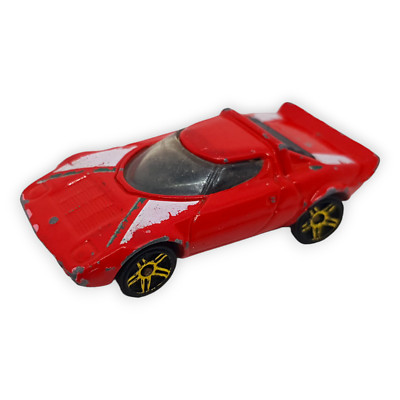 Hot Wheels Lancia Stratos 2001 Rot Malaysia Mattel Modell Fahrzeug Auto 1 64 Car