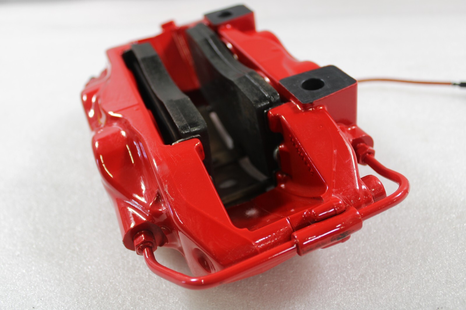 Ferrari 599, 612, LH, Left, Rear CCM Brake Caliper, Red, Used, P/N 219250