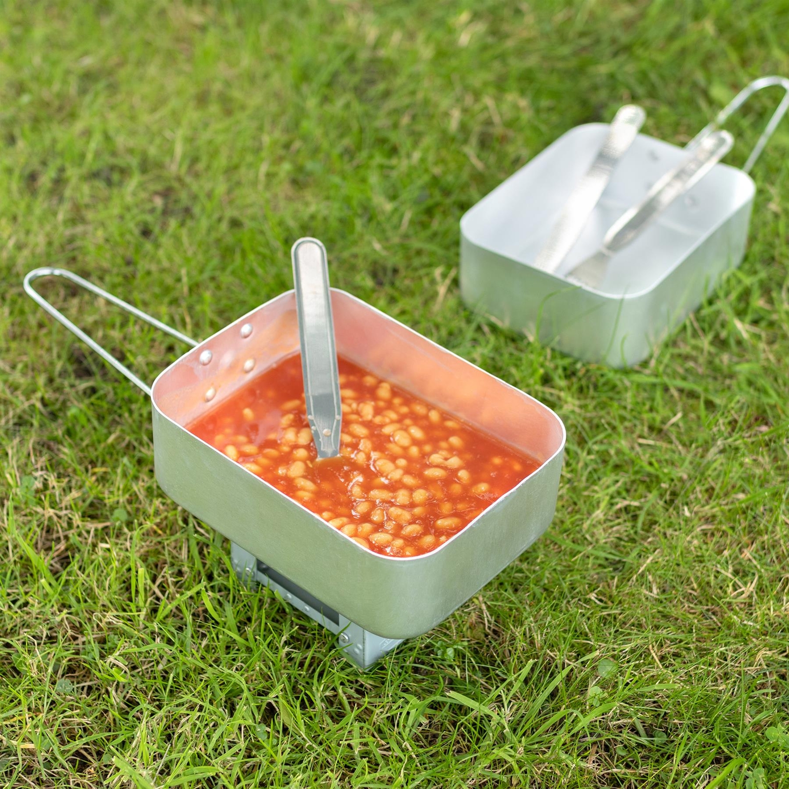 Aluminium Camping Hiking Cook Set Mess Tin Stove Fuel Portable Cooking Pan Kit