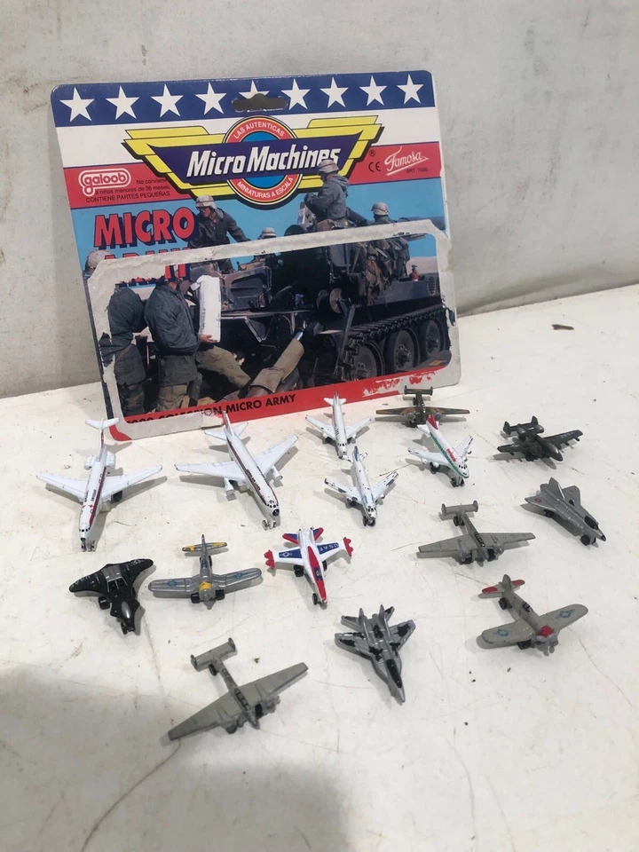 Blocco n.54 modellini aereo Micro Machines - Immagine 3 di 4