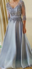 Mother of the Bride dress - size 12 NWT - Slate Blue
