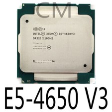 Intel Xeon E5-4650 V3 2.1GHz 12Core 9.60GT/s 30MB SR22J LGA2011-3 CPU Processor-