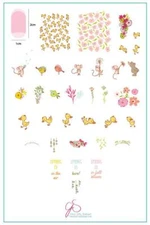 SPRING nail art stamping plates multiple brands flowers, bees, Easter, bunnies