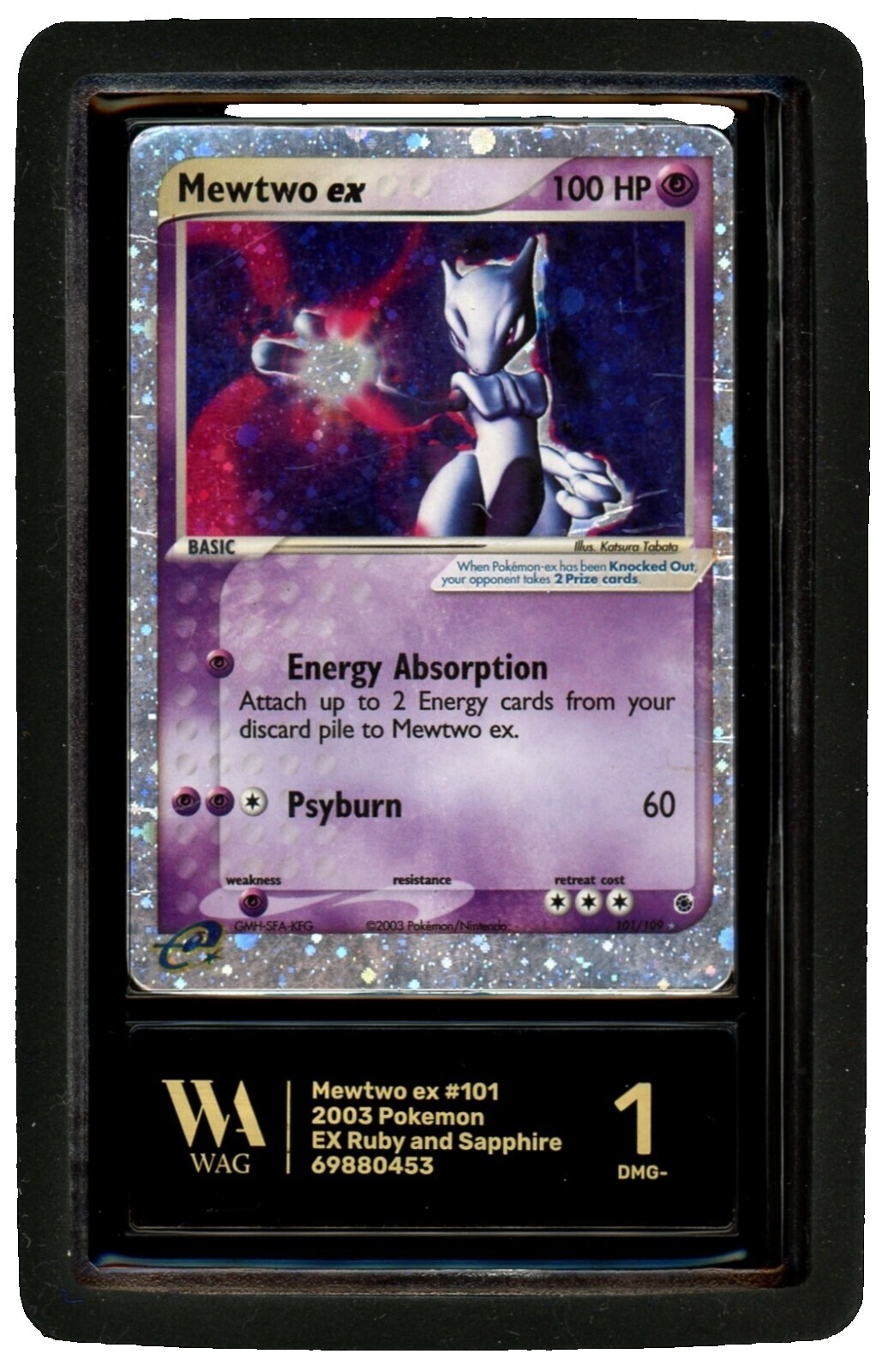 Mewtwoレア ポケカ ポケモンカード 海外版 ミュウツーex 101/109 Mewtwoレア ポケカ ポケモンカード 海外版 ミュウツーex 101/109