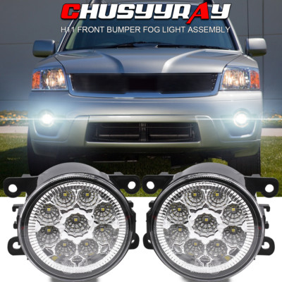 For Mitsubishi Endeavor 2006-2011 Fog Lights Driving Bumper Lamps Replacement