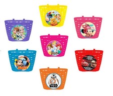 Disney Frozen Cars Minnie Bicycle Front Basket Kids Bike Cycle Shopping Childs