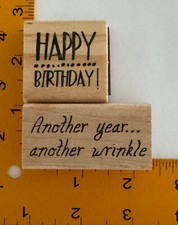 Happy Birthday Another Year . . . Rubber Stamps by Mixed Brands