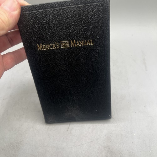 Merck's 1899 Manual Materia Medica 1st Edition Reprint 100th Anniversary Medical - Picture 5 of 21