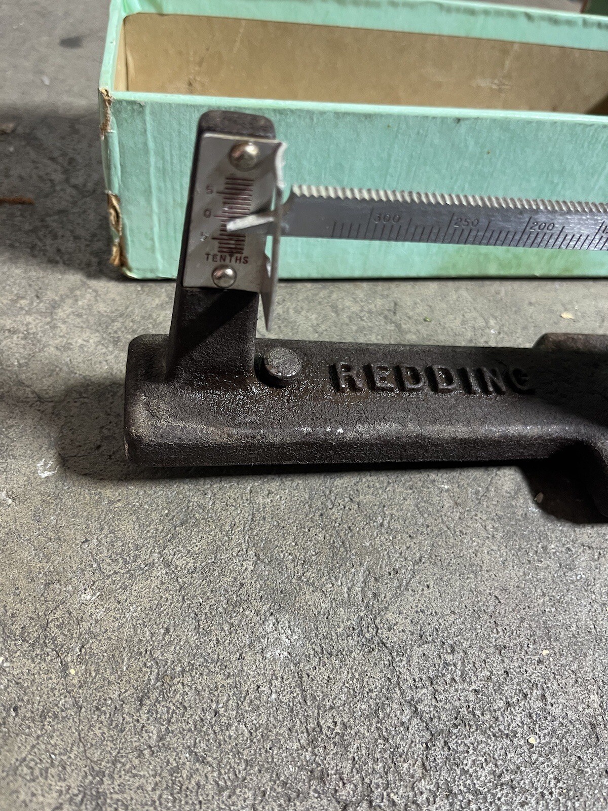 Vintage Redding Powder Balance Beam Scale | eBay