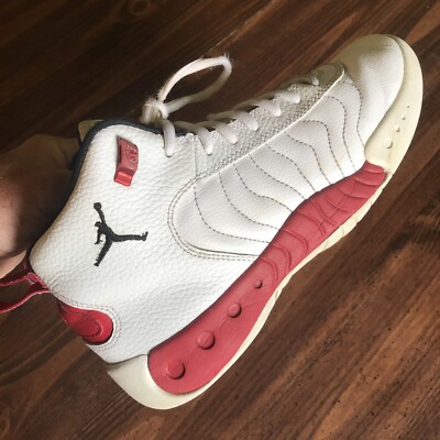 Nike Jumpman Air Jordan 7Y 907973-120 White Red Shoes