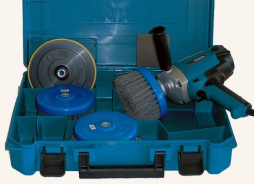 Tellerbürste 130 x 55 T70 SiC Schleifnylon K46 M14*2mm für Flex+Winkelschleifer - Bild 8 von 8