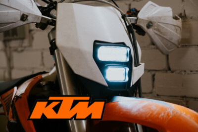 KTM (2009-2013) High/Low beam LED Headlight. Enduro Motorcycle