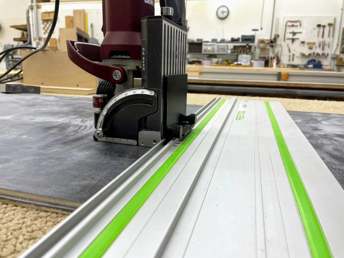 Lamello Zeta Rail Connector - Connect your Lamello to your Guide Rail