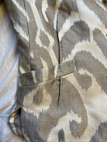 CHADO Ralph Rucci Ikat Animal Print Blazer/Sakko Gr. 6 Leinen Seide Baumwollmischung - Bild 6 von 16