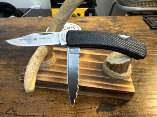 Boy Scout Knife Camillus Two Blades With Case #902