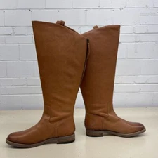 FRANCO SARTO Meyer Knee High Boots Women's Size 7.5 M Light Brown 